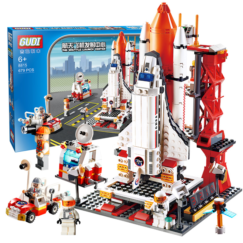 Goody 8815 bricks assembled boys birthday gift aerospace launch center model 6-10 years old toy