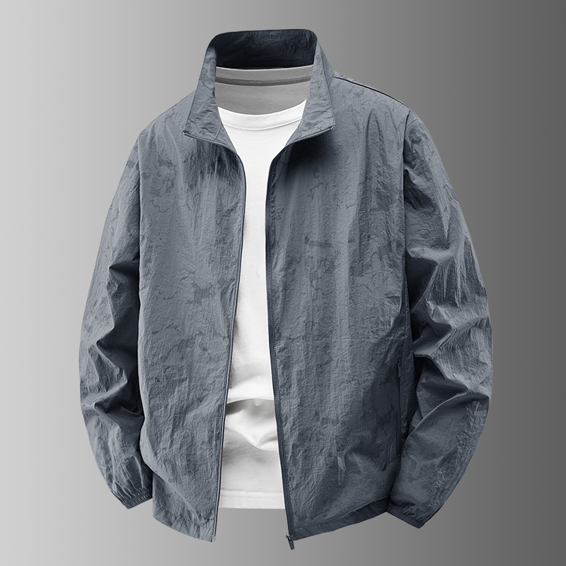 Sun Protection Clothing Summer New Camouflage Men's Long-Sleeved Stand-Up Collar Loose Top Casual Sun Protection Clothing Jacket Skin Clothing