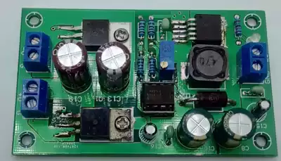 Voltage-regulated boost circuit XL6009 positive and negative power supply 12V15V18V audio input one way output two
