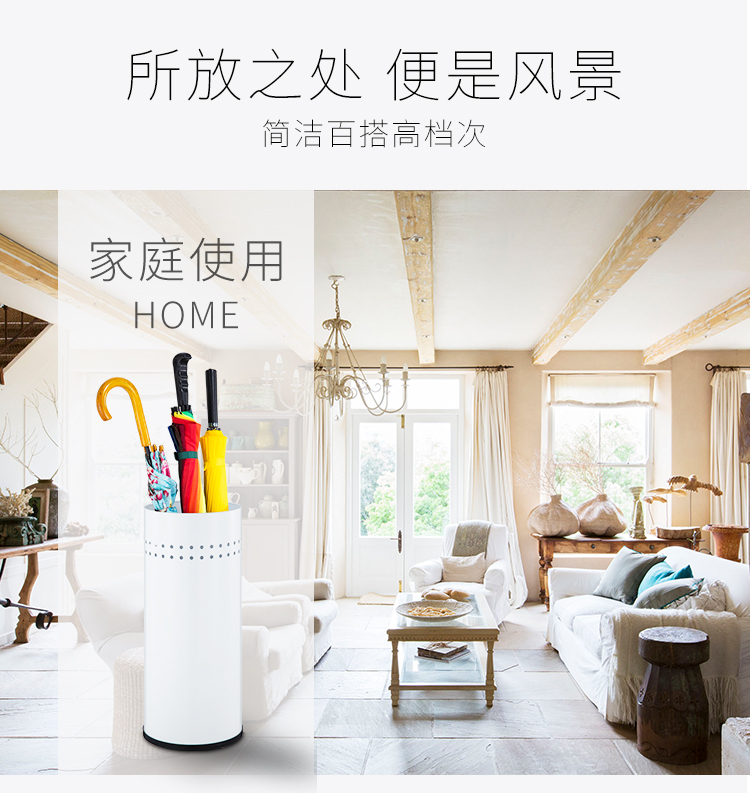 Ô dù xô nhà khách sạn sảnh vào ô đứng thép không gỉ ô dù sàn đứng vị trí sáng tạo lưu trữ xô - Kệ kệ treo tường gỗ tự nhiên