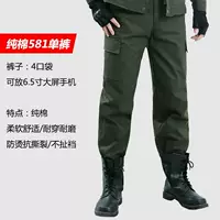 Хлопок 581 одиночные брюки