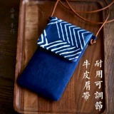 Кожаный мобильный телефон, сумка, милая ткань, ремешок для сумки, DIY