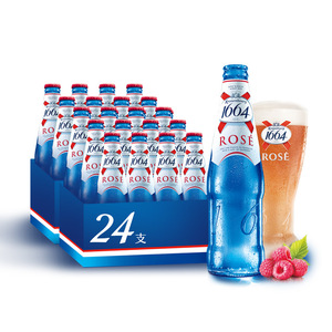 1664法式桃红果啤330ml*24瓶