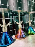 MIG красочный треугольный горшок с бутылкой 1 набор двойных трубок высота 50 см.