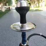 Гладкая из нержавеющая сталь средняя однократная горшка арабская вода для воды Новый Шиша Бар Полный комплект бесплатной доставки