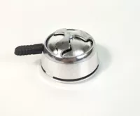 Одиночный угольный горшок с серебряным цветом