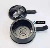 Двойная ручка для древесного горшка черный