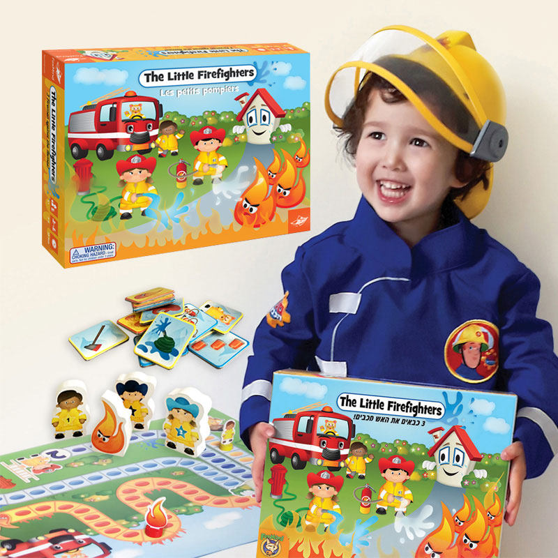Israeli foxmind Divine Warrior Firefighter Family Kindergarten Team Game Children Puzzle Toys