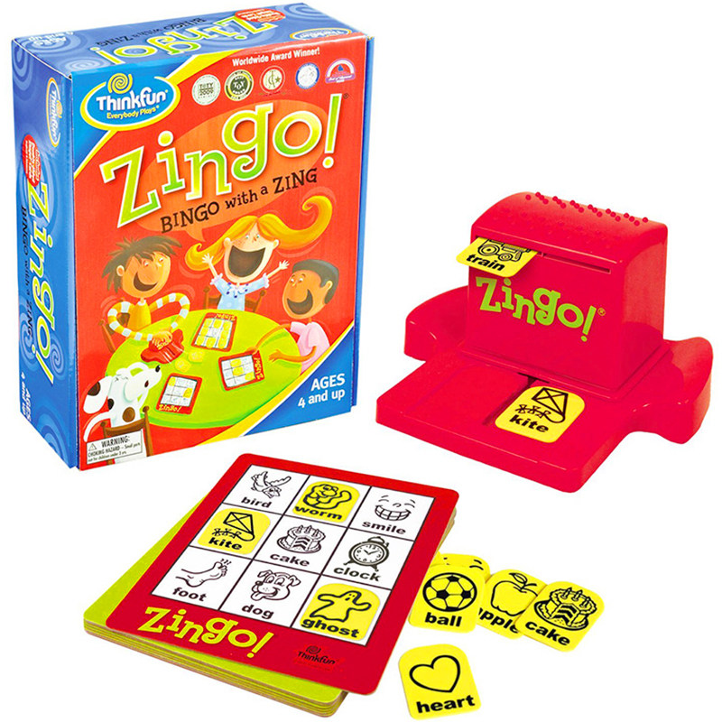 American ThinkFun Zingo word music English enlightenment board game English word game toy
