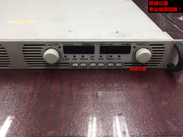 Original Japan TDK-LAMBDA adjustable large voltage programmable DC power supply GEN600V-2 6A 1500W