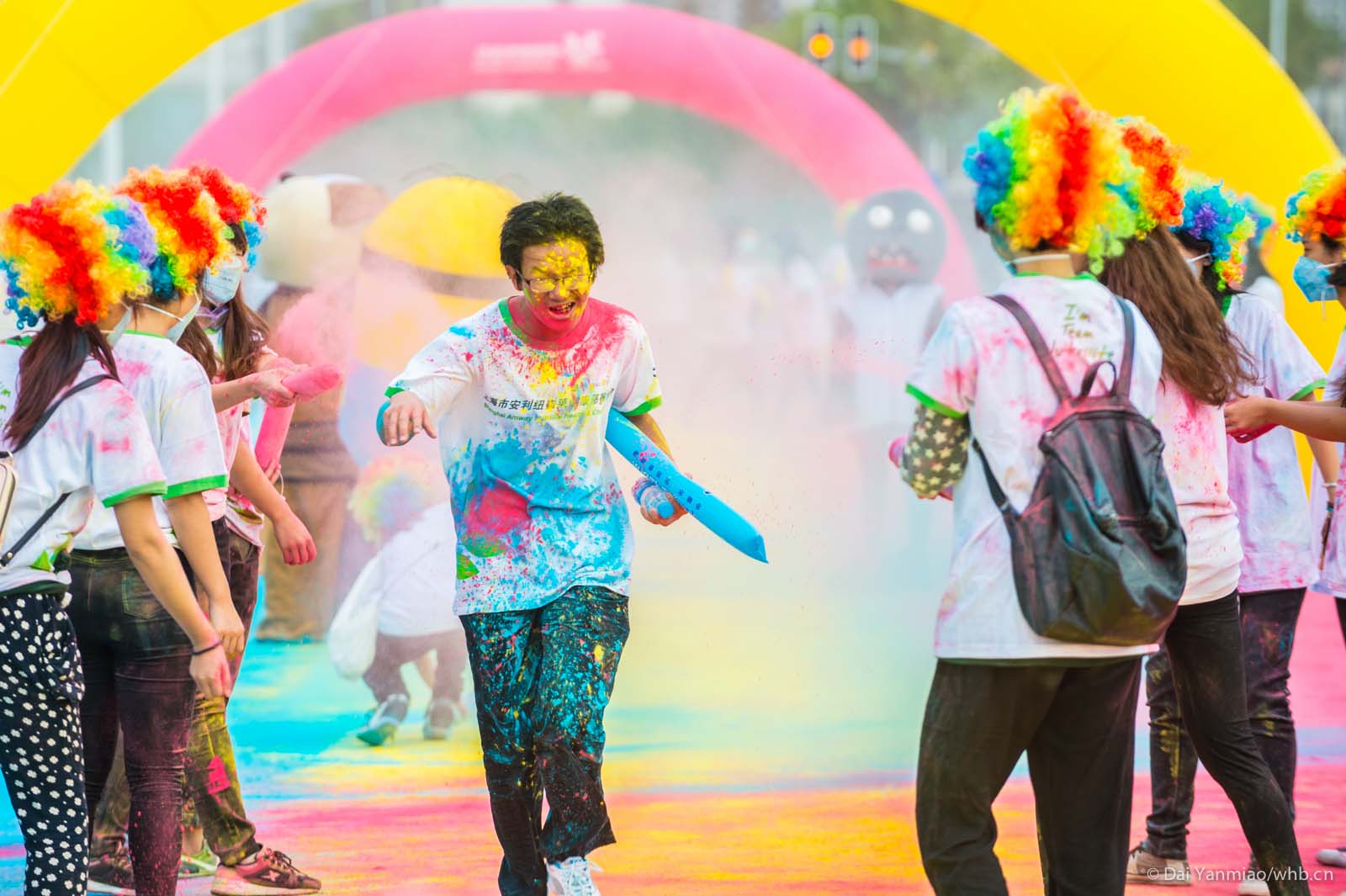 Color Running Powder Rainbow Running Cornstarch Road Running Street Patina Photo Children Color Powder White Color Powder Spray Bottled Powder-Taobao