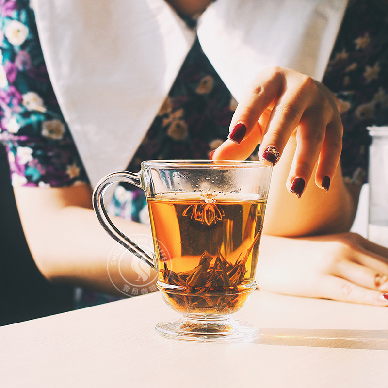 French LA ROCHERE Iris Bee Vintage Mug with Handle Cup Tea Cup Hot Drink Cup Coffee Cup