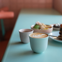 Ai Tao Le Nordic Rainbow Coffee Cup Italian Concentrated Hand Cappuccino Latte Cup