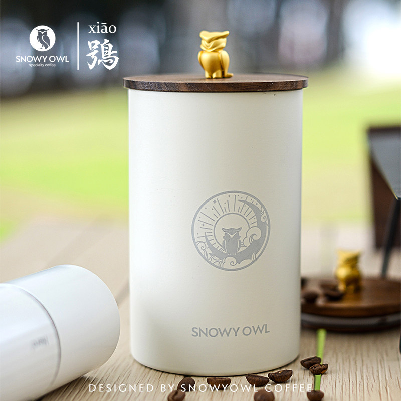 Cafe Tea can avoid grain coffee powder stainless steel sealing tank 304 food grade cute reception tank