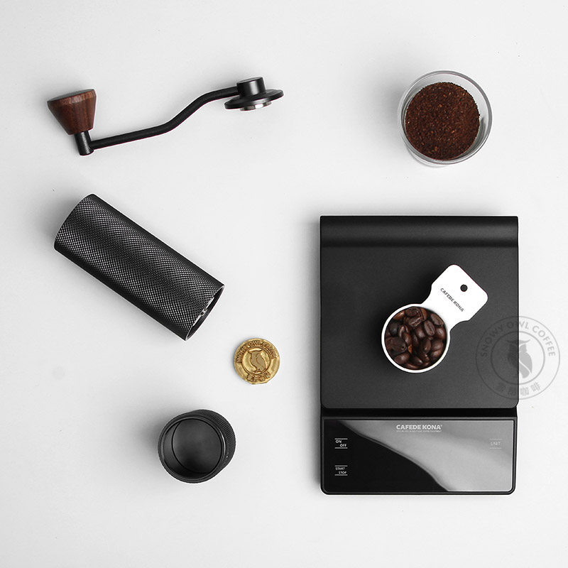 CAFEDE KONA handflush coffee electronic scale weighing timing coffee says home commercial small high-precision scales