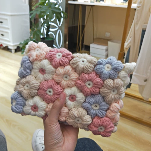 Плетеный набор материалов, «сделай сам», в цветочек