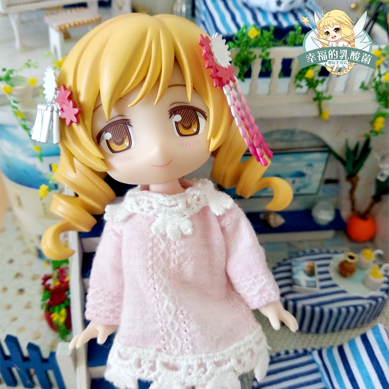 ob11 children's clothes lace up with foreign dress girl's head beautiful pig clay man Blythe can wear