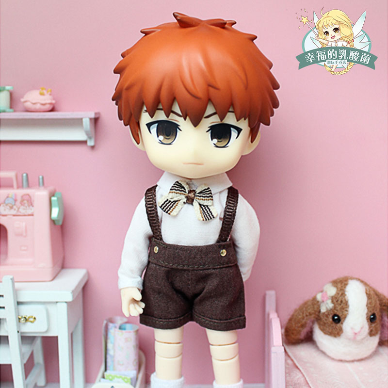 Korean baby clothes OB11 pants NINIMAL baby bag shorts British retro baby bag pants Solid color baby bag pants