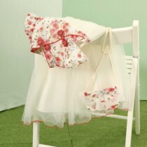 Small Tiger Patti Girl High Waist A Character Dress Mesh Yarn Splicing China Wind Qipao Skirt New small daisy one-piece dress