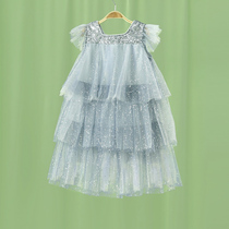 Little Tiger Patty Girl Dress Summer Dress 2021 New Girl Cake Skirt Gown Spartie Princess Dress