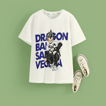 Little Tiger Patty Boys National Tide Short Sleeve T-Shirt Cotton Top Boy Boy Half-Sleeve T-shirt