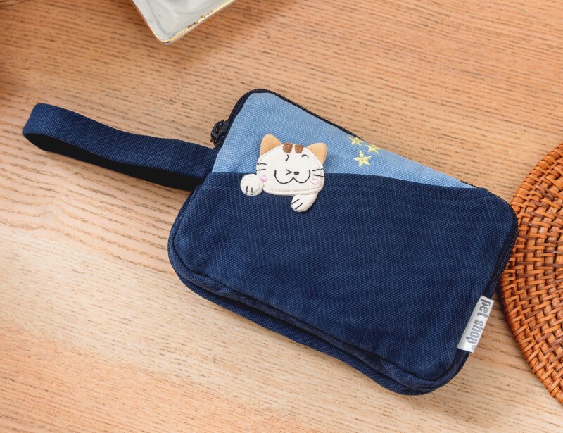 Клатч 清仓特价 越南进口petshop nz-970 纯棉布艺双层手机袋手拿包新款 No brand