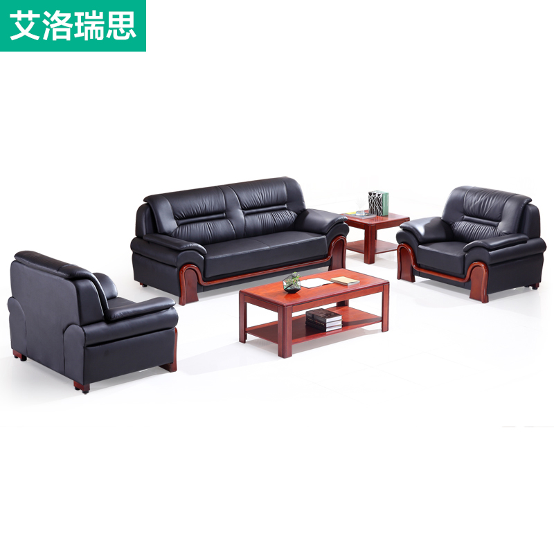 Office sofas minimalist guests reception for business trio Sofa Office Furniture Fashion Sofa Tea Table Combinations