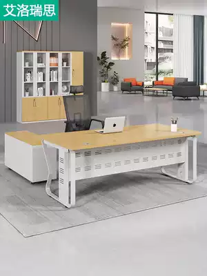 Office desk Boss desk Simple modern atmosphere Single president desk Supervisor manager large desk Office desk and chair combination