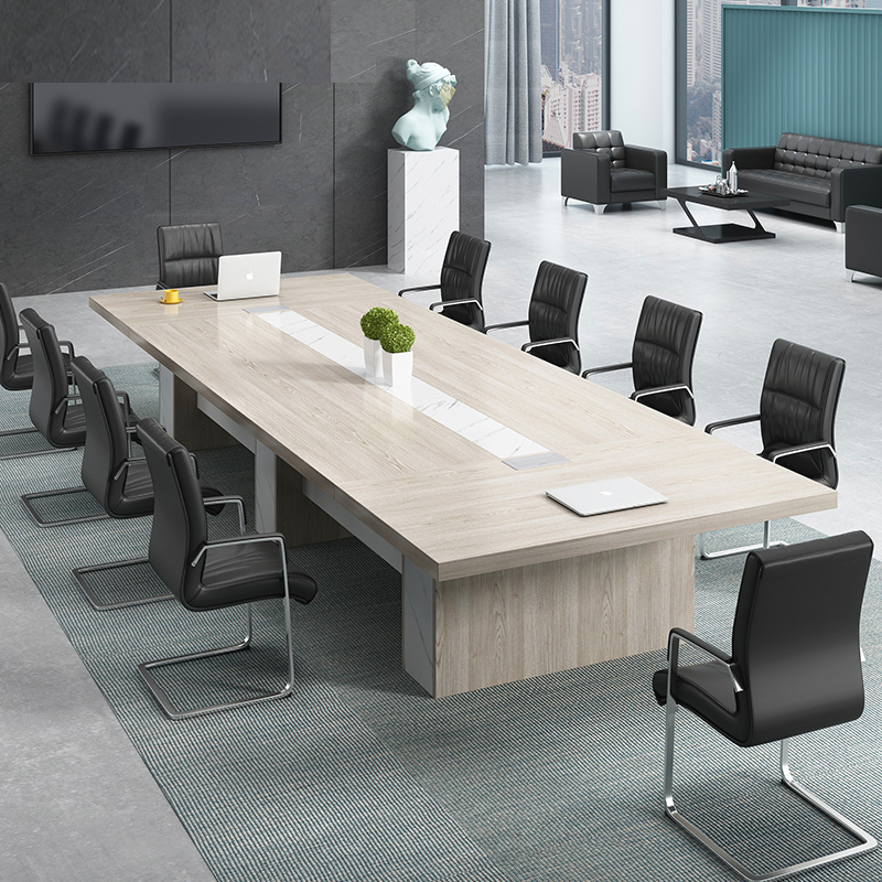 Desk Meeting Table Strip Table Minimalist Modern Small Meeting Room Reception Training Table Talk Room Table And Chairs Combination