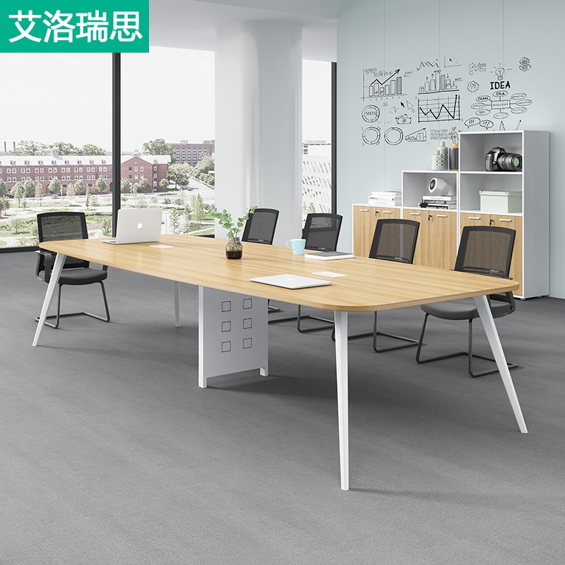 Desk Conference Table Minimalist Modern Office Furniture Long Table Long Bar Table Staff Training Table Negotiation Table And Chairs Combination