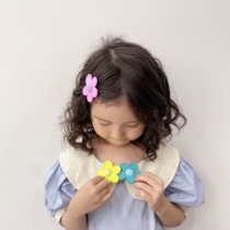 (Spot) Summer Vitality Fluorescent Color Flower Hair Clip Frosted Texture Little Flowers BB Clip Stylish Side Breaking Hair Clip