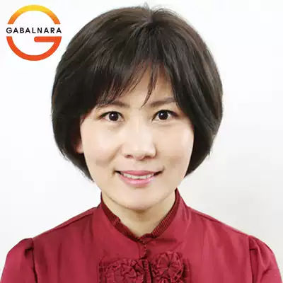 Summer full hand-woven real hair middle-aged and elderly wig simulation scalp female short hair straight hair mother wig set