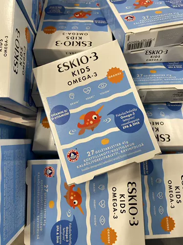 Spot Swedish Eskio-3 Детский эскимос детский рост Желе Жетл DHA Full 8 коробок шведской прямой почтовой рассылки