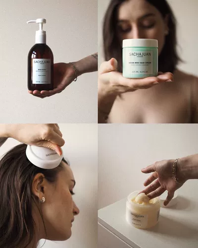 Шведская прямая почтовая почта Санчауан Шампунь Сачаджуан1 литр ремонт волос Плотная шпилька