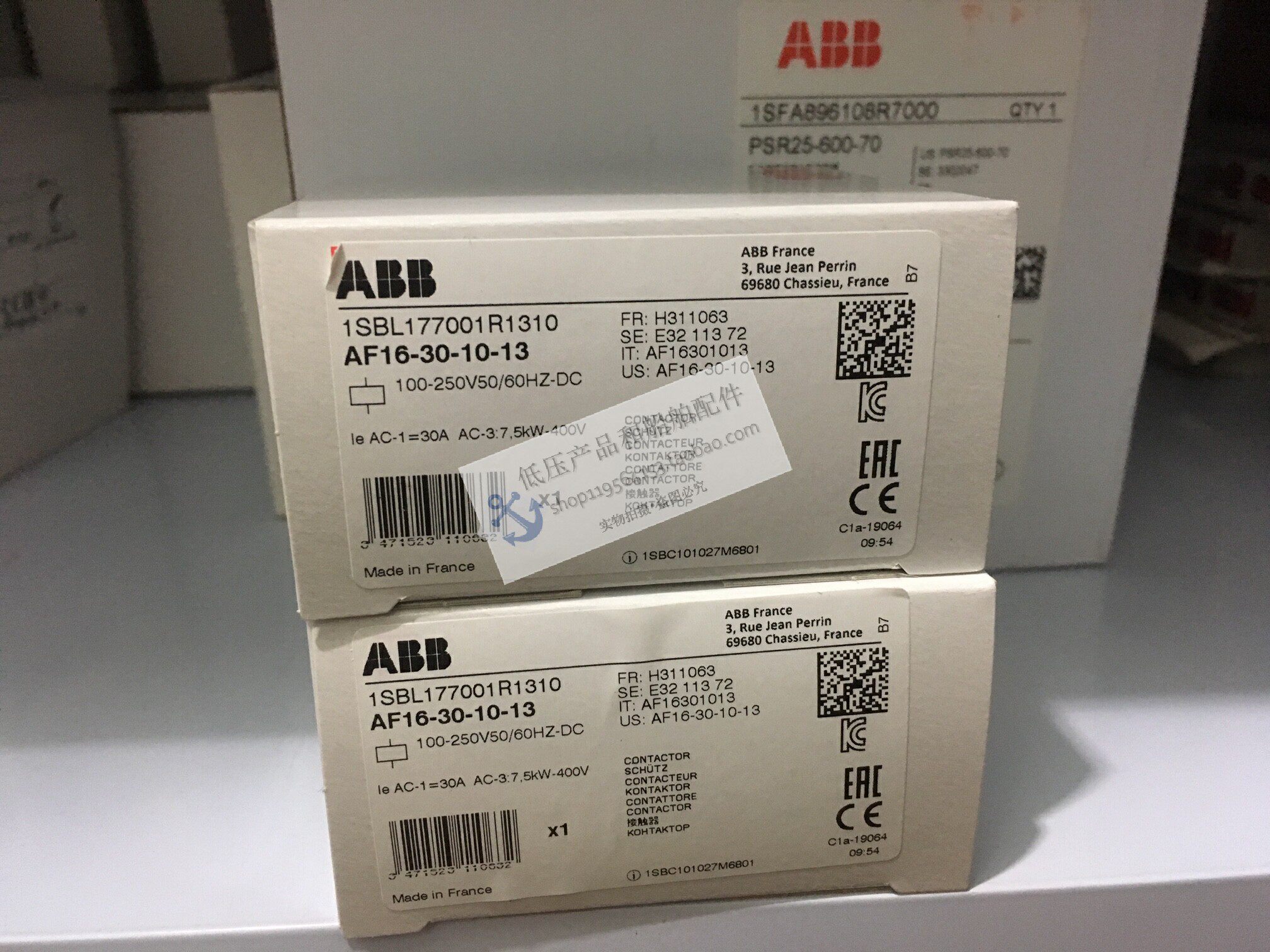 New original ABB contactor AF16-30-10-13 AF16-30-01-13 direct AC common 60Hz