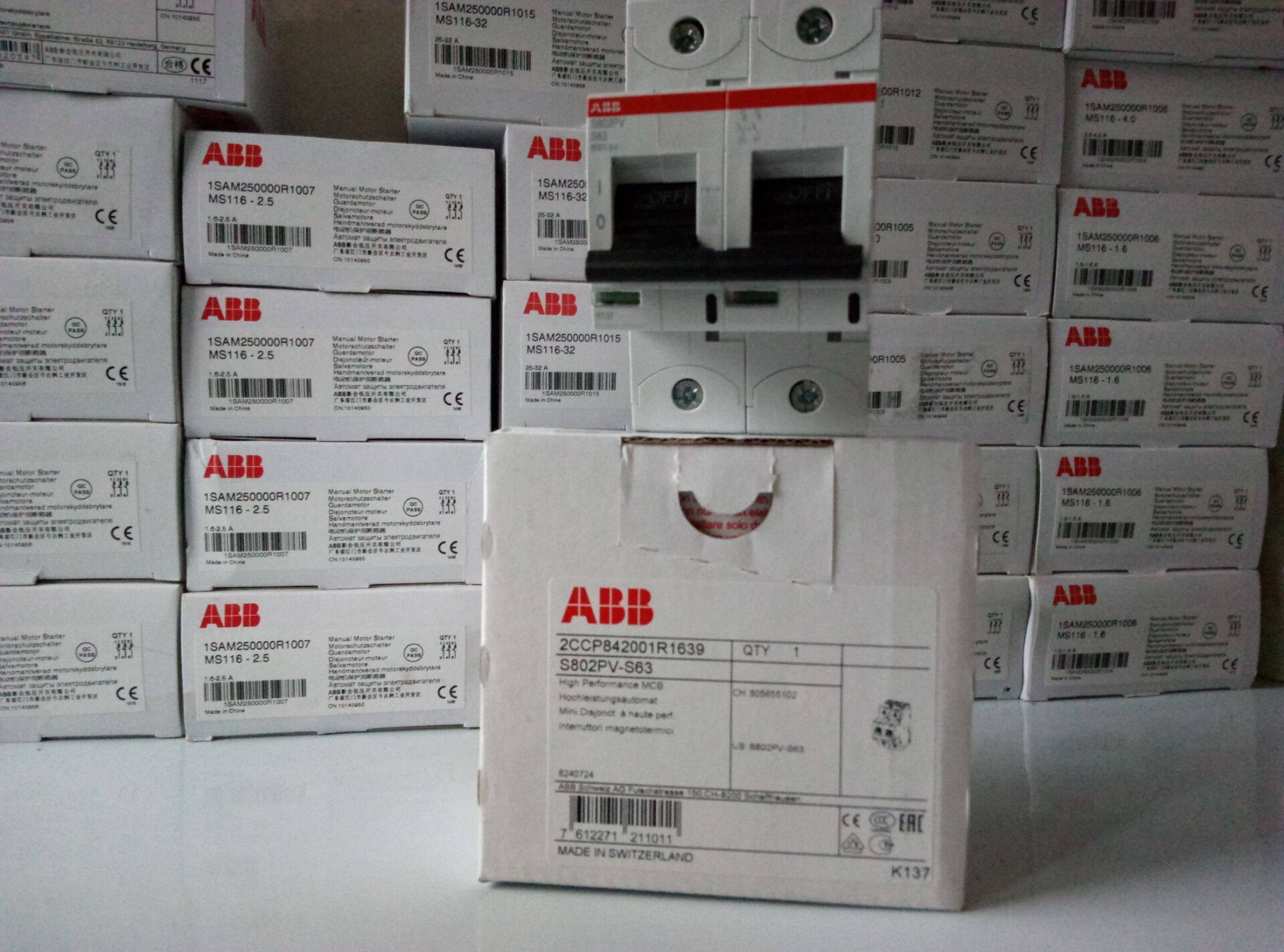 Brand new original ABB miniature circuit breaker S802PV-S50 S802PV-S63
