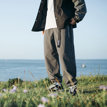 Lu Xiaohu Chaochao brand High Street function sports pants mens splicing printing Velcro drawstring trousers mens loose pants