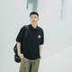 Lu Xiaohu ຍີ່ຫໍ້ trendy ຍີ່ປຸ່ນ lapel ຜູ້ຊາຍສັ້ນແຂນສັ້ນ t-shirt ພັກ summer ເຄື່ອງນຸ່ງຫົ່ມສອງສິ້ນຜູ້ຊາຍ POLO ເສື້ອຜູ້ຊາຍ tops