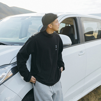 Lu Xiaohu autumn and winter heavy cotton high collar base shirt men and women loose warm simple interior fashion brand long sleeve T-shirt