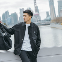 Lu Xiaohu Chunqiu new coach jacket mens American loose lapel top casual tooling trend coat men
