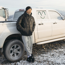 Lu Xiaohu original new kangaroo high-neck hooded down jacket men 90 white duck down Tide brand winter windproof jacket