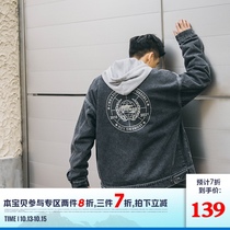 Lu Xiaohu retro denim jacket mens 2021 New coat Japanese street trend loose spring and autumn casual jacket