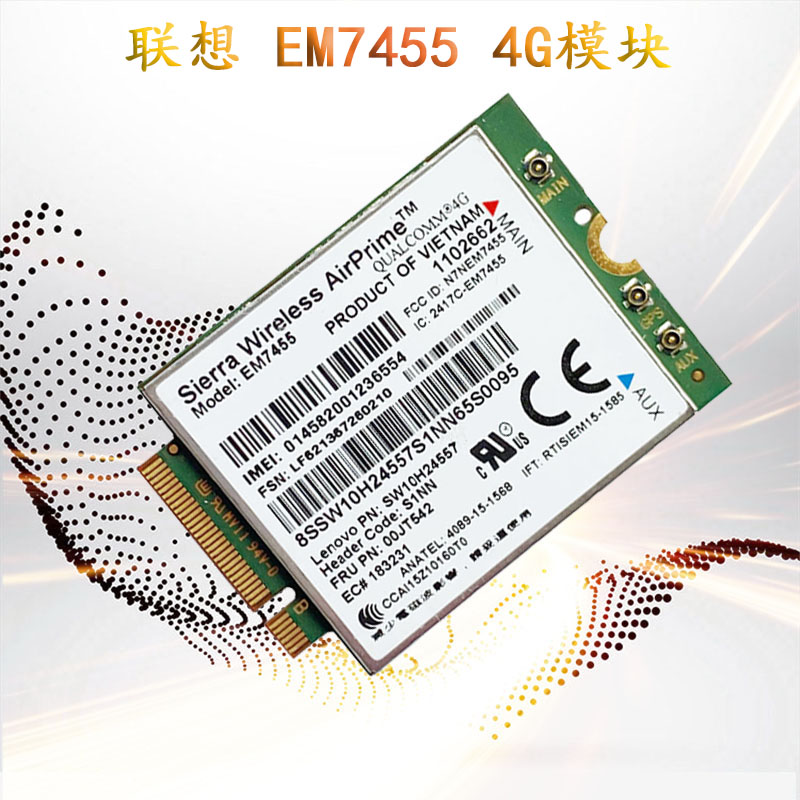 X1C X1C X270 T470 T470S P71 P71 P51 P51 EM7455 4G module on the network card