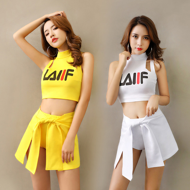 Jazz dance costumes jazz dance costumes sexy suit ds out to suit women's wine bar dj Dish Clothes summer