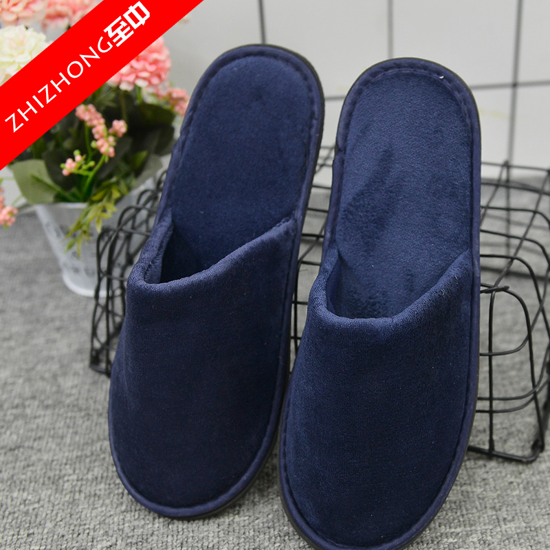 Disposable Slippers Hospitality Private Accommodation Hotel Guesthouses Men And Women Non-slip Home Warm Thickening Indoor 10 Double