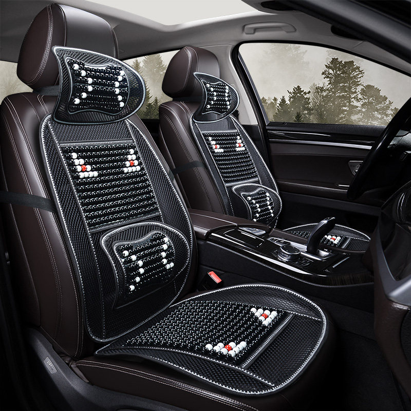 Car seat cushion summer cooling cushion single piece ice silk seat cushion waist backrest four-season universal truck seat cooling mat ventilation