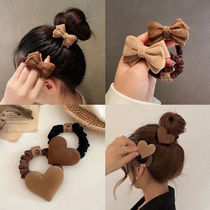 Girls high-end headband simple princess girls cute style high-end exquisite and high elasticity 2022 new high ponytail