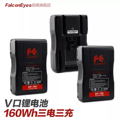 Ruiying Eagle 14 8V 10 5A 160Wh camera V mouth lithium battery led photography lamp with BP-160L set