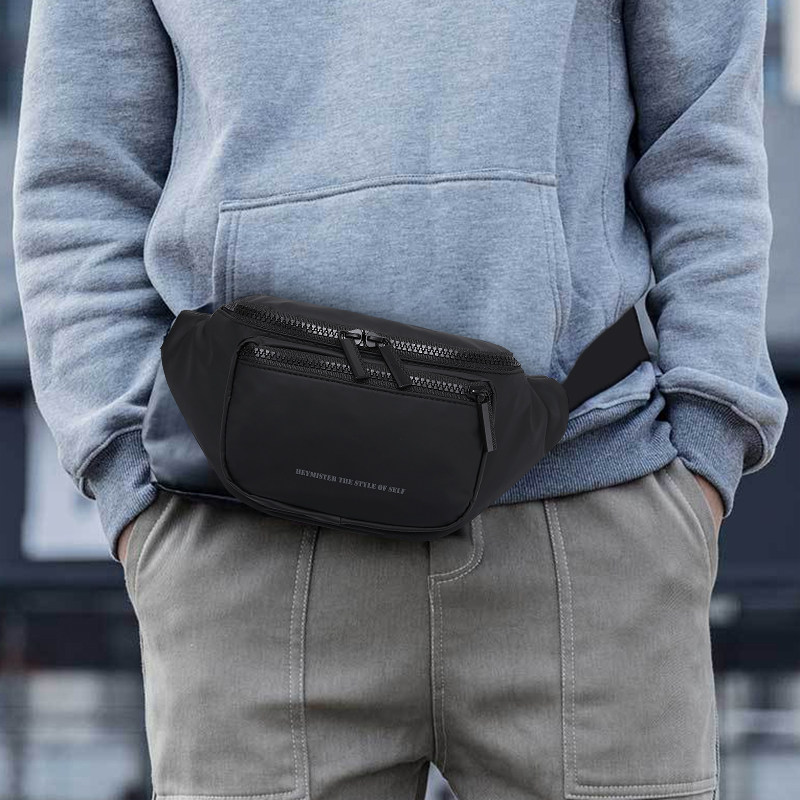 Men's small belt bag summer small light tide brand multi-function cross-body waterproof casual dad carry-on small breast bag