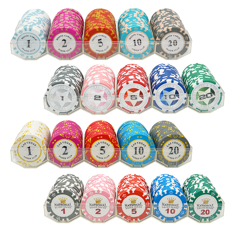 Texas Hold'em Chips Set Mahjong Hall Chess Room Dedicated Chip Card Chips Card Points Game Tokens